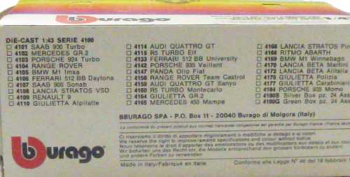 Bburago 4170