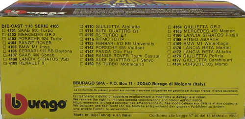 Bburago 4106