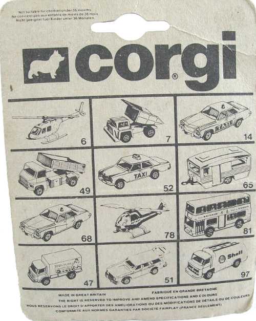 Corgi Junior 58