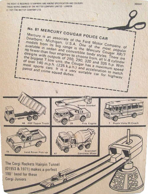 Corgi Junior 61