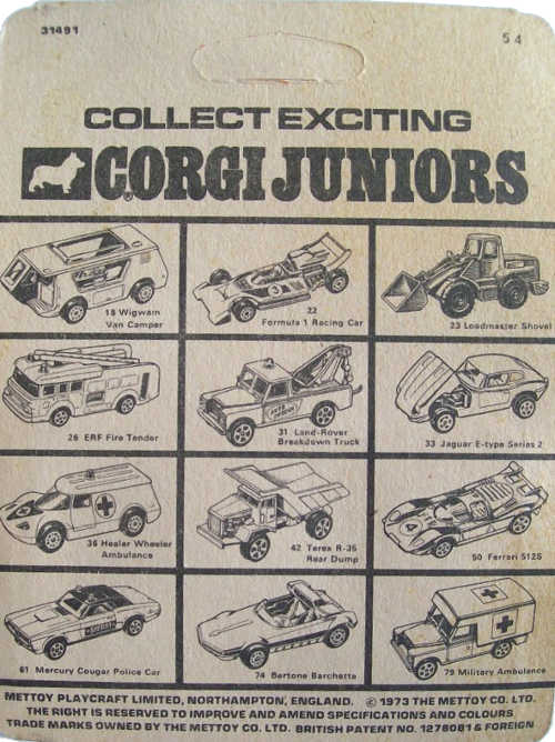 Corgi Junior 80