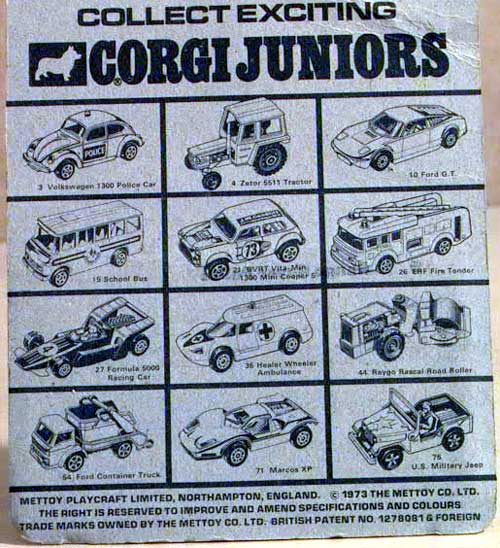 Corgi Junior 99