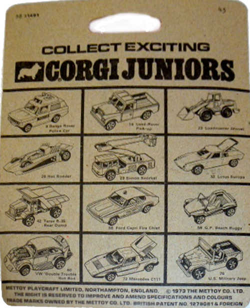 Corgi Junior 86