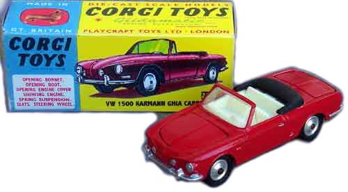 Corgi 239 Special modified as convertible