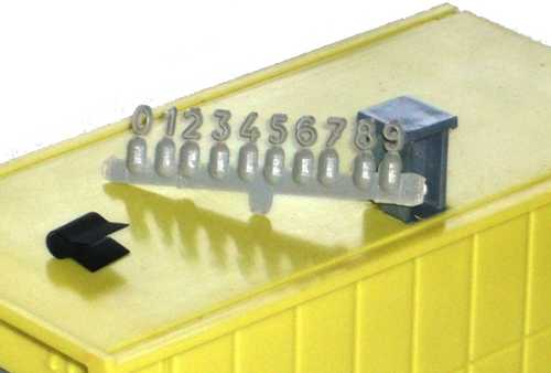 French Dinky 502 Numbers and joining clip