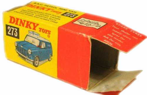 Dinky 273 box