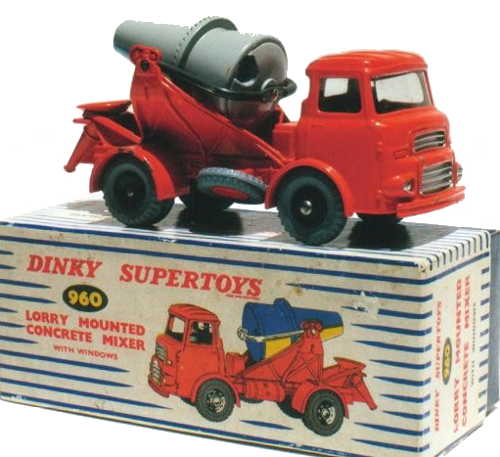 Dinky 960 Lorry Mounted Cement Mixer with box