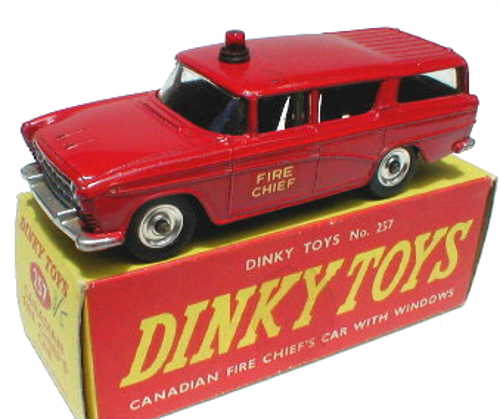 Dinky 257 Canadian Fire Chief's Car