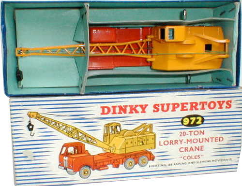 Dinky 972 showing box packaging
