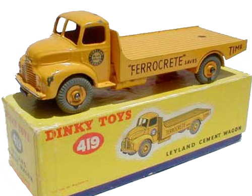 Dinky 419 Leyland Cement Wagon with yellow box