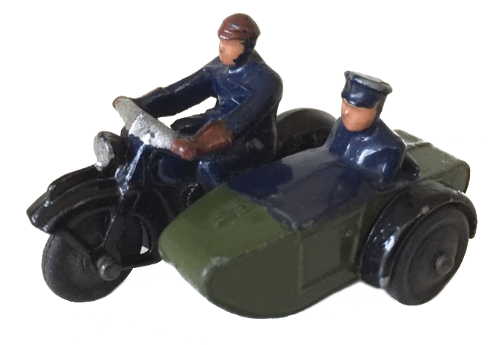  Dinky 42B unusual rider headgear
