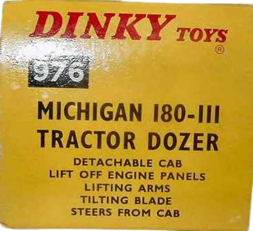 Dinky 976 box