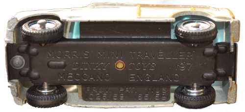 Dinky 197 light blue interior