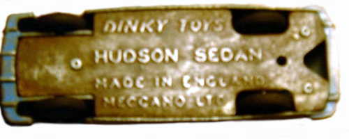Dinky 171 showing lower paint line from 1958