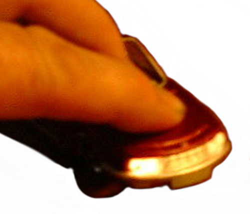 Dinky 176 showing headlight operation