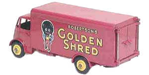 Dinky 514 Guy Van 'Golden Shred' Released June 1957