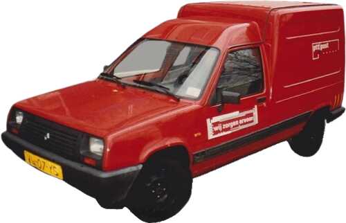 The Post van in real life