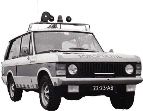 Netherlands Police Range Rover in real life