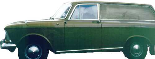 Moskvitch Van in real life