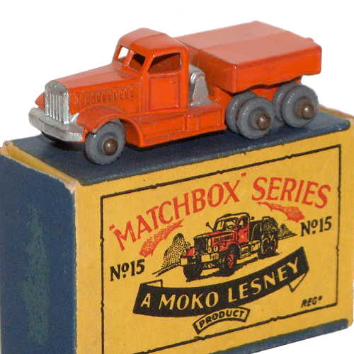 Matchbox 15A twin rear wheels