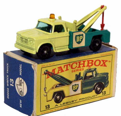 Matchbox 13D rare yellow light