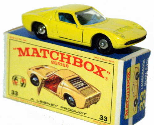 Matchbox 33C pre-prod interior colour