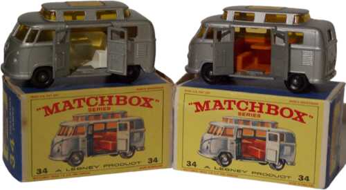 Matchbox 34C rare white interior