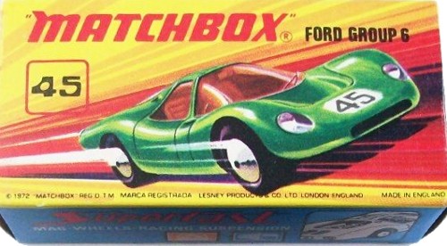 Matchbox Superfast 45A