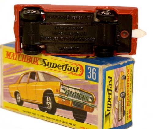 Matchbox Superfast 36 pre-prod colour