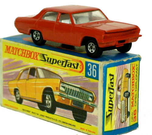 Matchbox Superfast 36 pre-prod colour