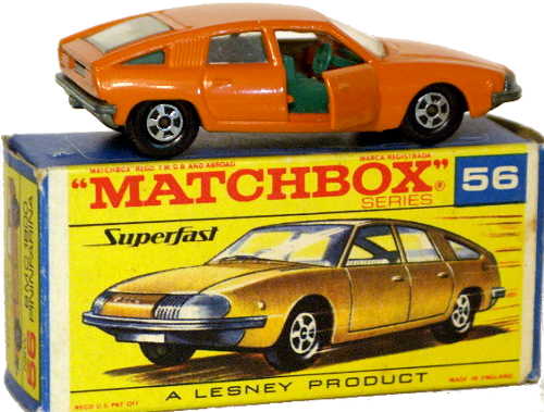 Matchbox Superfast 56A pre-prod colour