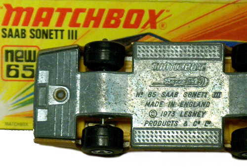 Matchbox Superfast 65 pre-prod colour