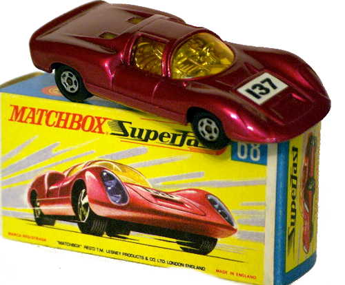 Matchbox Superfast 68 pre-prod colour