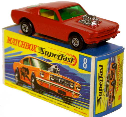 Matchbox Superfast 8B pre-prod colour