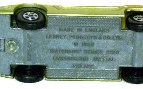 Matchbox Superfast 20A pre-prod colour