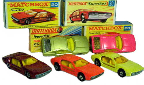 Matchbox Superfast 20A pre-prod colour