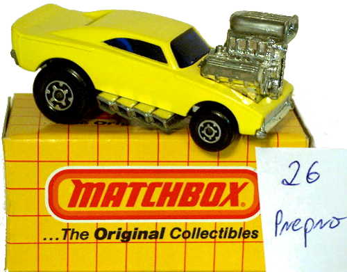 Matchbox Superfast 26D pre-prod colour