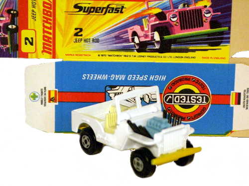 Matchbox Superfast 2 pre-prod colour