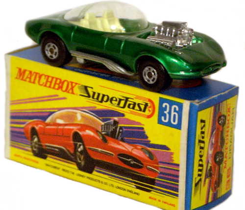 Matchbox Superfast 36 pre-prod colour