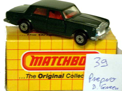 Matchbox Superfast 39 pre-prod colour