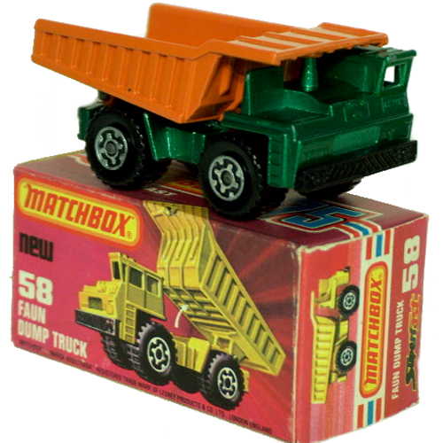 Matchbox Superfast 58 pre-prod colour