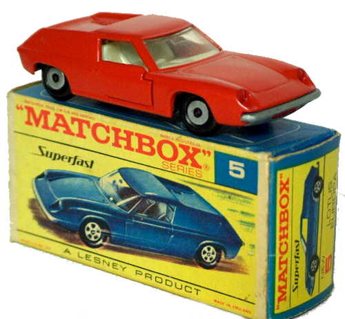 Matchbox Superfast 5 pre-prod colour & wheels