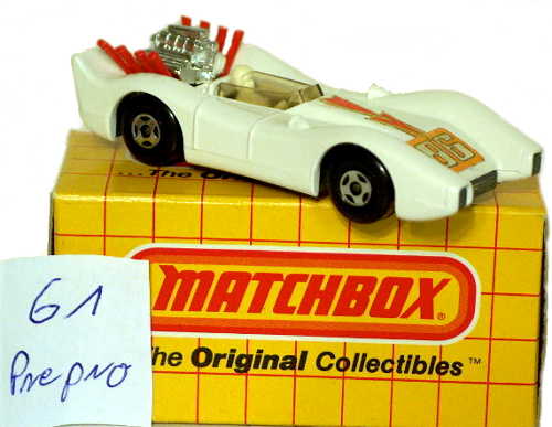 Matchbox Superfast 61 pre-prod colour