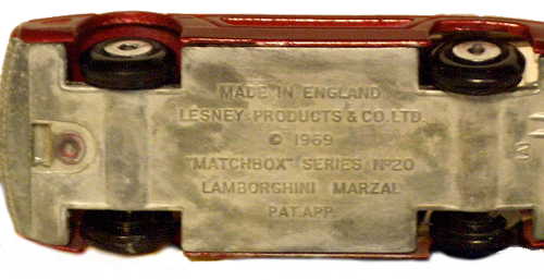 Matchbox Superfast 20A pre-prod colour & wheels