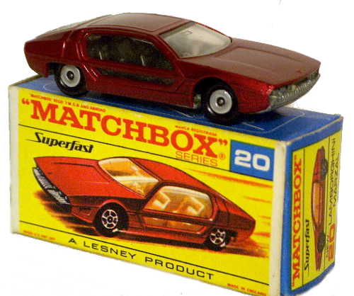 Matchbox Superfast 20A pre-prod colour & wheels