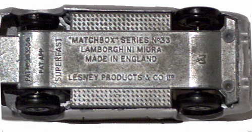 Matchbox Superfast 33A pre-prod colour & wheels