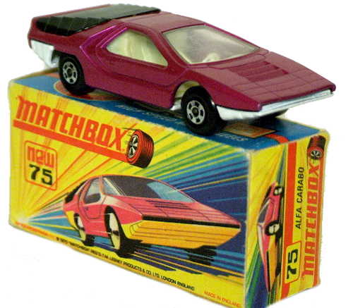 Matchbox Superfast 75 pre-prod colour