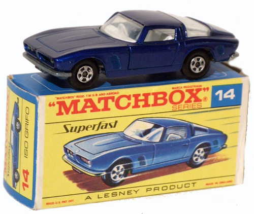 Matchbox Superfast 14 white interior