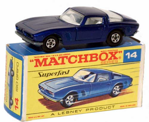 Matchbox Superfast 14 pre-prod colour