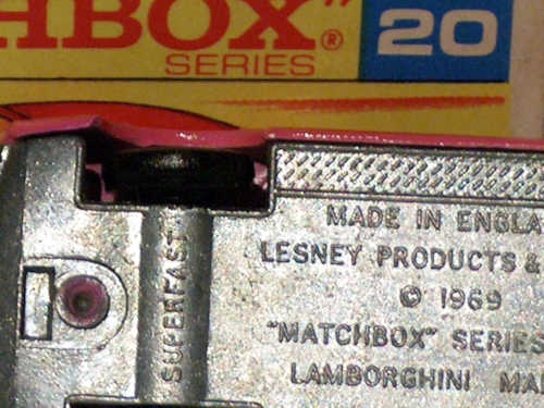 Matchbox Superfast 20A pre-prod colour